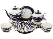 Сервиз чайный форма "Весенняя", рисунок "Кокон" 6/20, Императорский фарфоровый завод