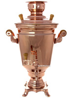 Электрический самовар 4 литра "конус" старинный с медным покрытием, арт. 144544