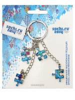 Брелок металлический с пазлом Сочи 2014