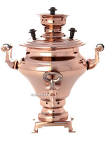 Сувенирный самовар угольный "Репка под медь"