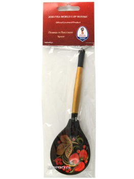 Сувенирная ложка FIFA 2018 Хохлома