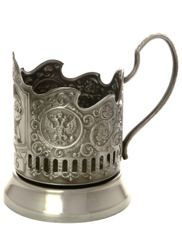 Никелированный подстаканник "Обезьяна"