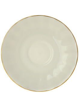 Сервиз чайный форма "Нега", рисунок "Золотая лента" 6/14, Императорский фарфоровый завод