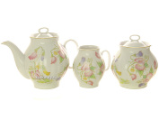 Дулевский чайный сервиз форма "Белый Лебедь" рисунок "Душистый горошек" 6/15