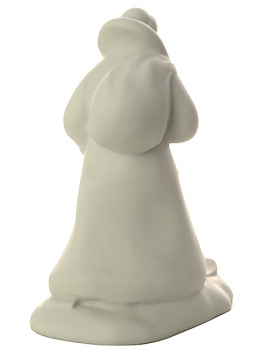 Скульптура из фарфора "Дед Мороз" рисунок "Белый", Императорский фарфоровый завод