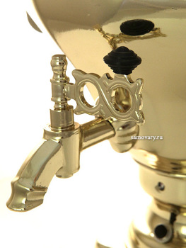 Электрический самовар 3 литра желтый "конус-тюльпан" с автоматическим отключением при закипании воды, арт. 120340к