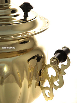 Электрический самовар 3 литра желтый "овал" с автоматическим отключением при закипании воды, арт. 120319к