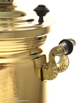 Электрический самовар 3 литра желтый "цилиндр" с автоматическим отключением при закипании, арт. 120304к