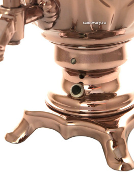 Электрический самовар 3 литра с медным покрытием "желудь" с автоматическим отключением при закипании, арт. 140305к