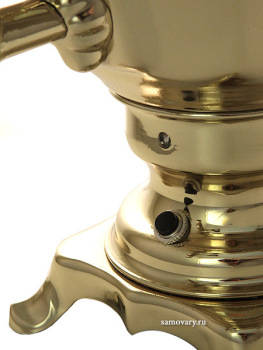 Электрический самовар 3 литра желтый "конус-тюльпан" с автоматическим отключением при закипании воды, арт. 120340к