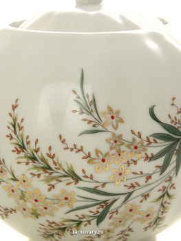 Дулевский чайный сервиз форма "Тюльпан" рисунок "Нина" 6/15