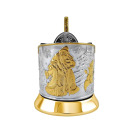 Подстаканник с позолотой "МЧС России" Кольчугино