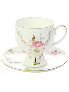 Сервиз кофейный форма "Классическая-2", рисунок "Галантный" 6/20, Императорский фарфоровый завод