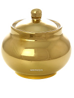 Сахарница керамическая "под золото"