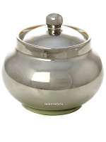 Сахарница керамическая "под серебро"