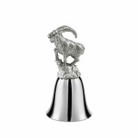 Колокольчик "Архар" никелированный, Кольчугинский мельхиор