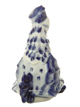 Скульптура Петушок в галстуке Гжель, автор Жигунов А.