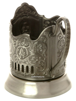 Никелированный Кольчугинский подстаканник "Сталин"