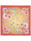 Шелковый Павлопосадский платок  65*65 см, арт. 1503-3