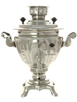 Электрический самовар 2 литра никелированный с автоматическим выключением, арт. 103560к