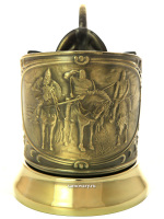 Латунный подстаканник "Три богатыря" завод Кольчугино
