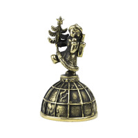 Колокольчик "Снегурочка" латунный, Кольчугинский мельхиор