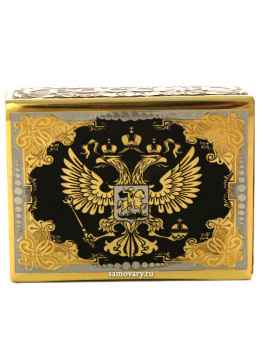 Футляр для спичек Златоуст "Герб РФ"