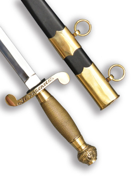 Кортик морской офицерский наградной "За храбрость" обр. 1853-1917г модель №2