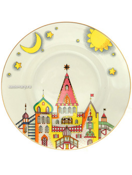 Комплект кофейный форма "Майская", рисунок "Балет Конек-Горбунок", Императорский фарфоровый завод