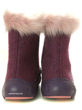 Валенки детские Котофей артикул 067014-43 фиолетовые