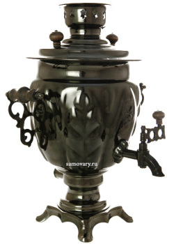 Электрический самовар 3 л "Желудь" с покрытием черный никель, арт. 135849