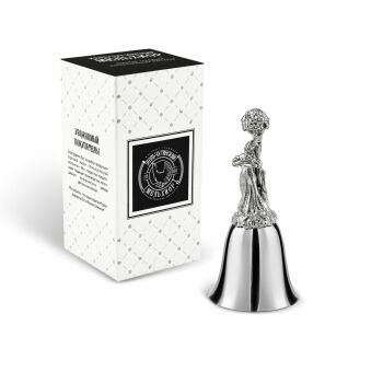 Колокольчик "Марья" никелированный, Кольчугинский мельхиор