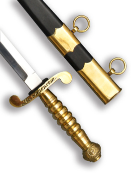Кортик морской офицерский наградной "За храбрость" обр. 1853-1917г модель №1