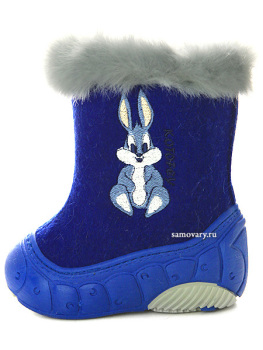 Валенки детские Котофей артикул 067014-41 синие
