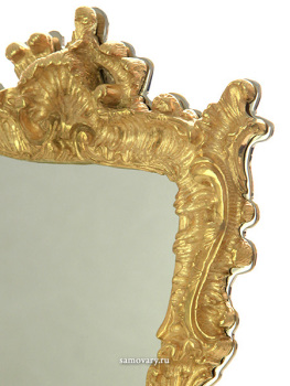 Позолоченное зеркало "Ренессанс" настольное Златоуст