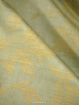 Скатерть бежевая с красными узорами, 150х150, арт. 122