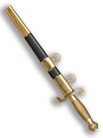 Кортик морской офицерский наградной "За храбрость" обр. 1853-1917г модель №2