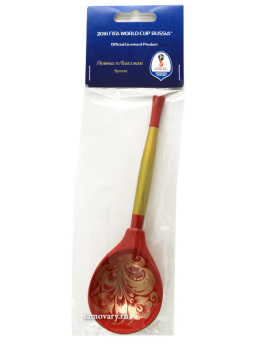 Сувенирная ложка FIFA 2018 Хохлома