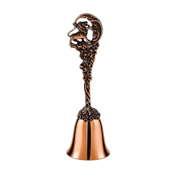 Колокольчик "Знак зодиака - Лев" медный, Кольчугинский мельхиор