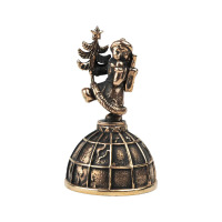 Колокольчик "Снегурочка" медный, Кольчугинский мельхиор