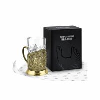 Подстаканник латунный "Глава семьи"