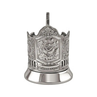 Никелированный подстаканник Кольчугино "Банный"