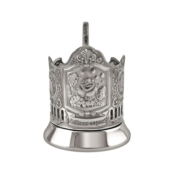 Никелированный подстаканник Кольчугино "Банный"