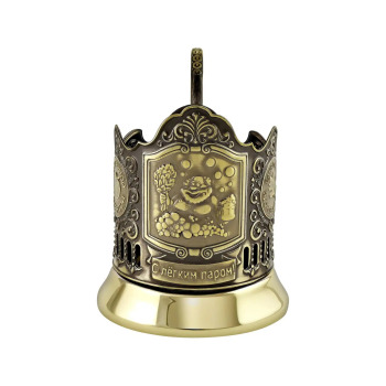 Латунный подстаканник "Банный 2" завод Кольчугино