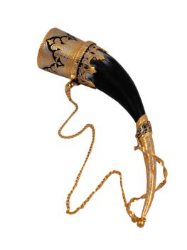 Рог "Кубок" сувенирный позолоченный Златоуст