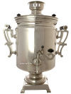 Электрический самовар 45 литров "Буфетный" с покрытием "под серебро", арт. 124541