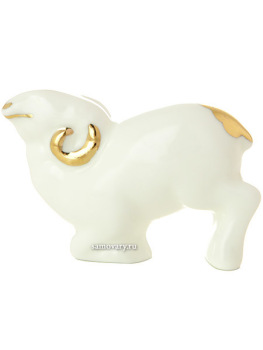 Скульптура "Овен Золотой", Императорский фарфоровый завод