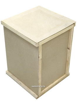 Деревянная коробка для упаковки самовара