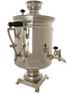 Электрический самовар 45 литров "Буфетный" с покрытием "под серебро", арт. 124541