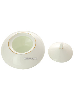 Сахарница форма "Купольная", рисунок "Золотая лента", Императорский фарфоровый завод